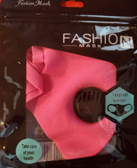 PINK FACE MASK W/VENT