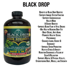 Black Drop Booster (ASHWAGANDHA & L-ARGININE) ROCK BREAKER BOOSTER