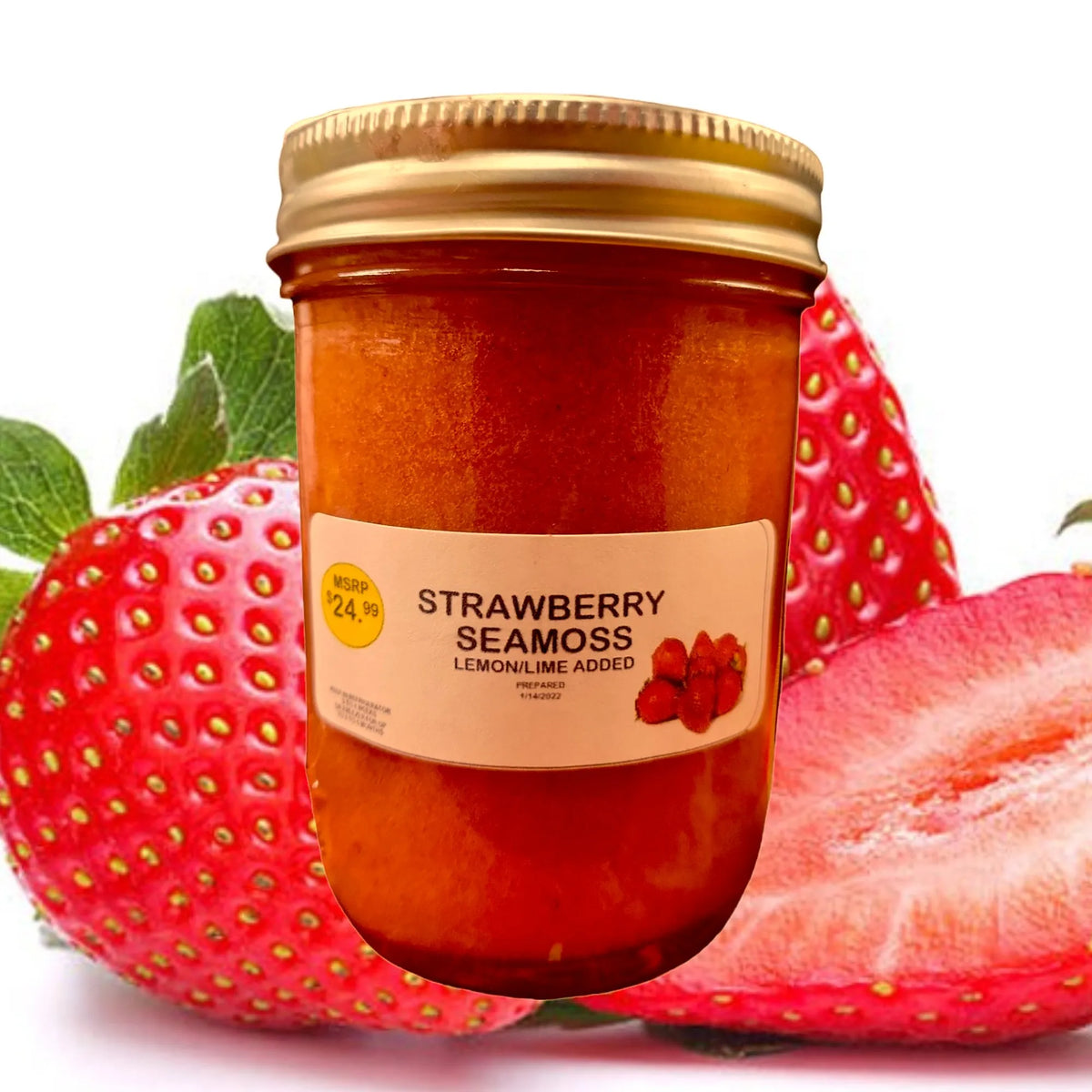 Fruit Infused Sea Moss – Strawberry