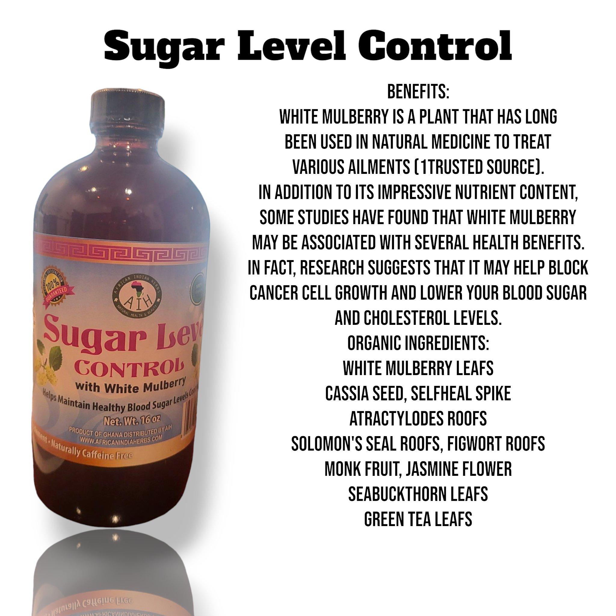 Sugar Level Control with White Mulberry