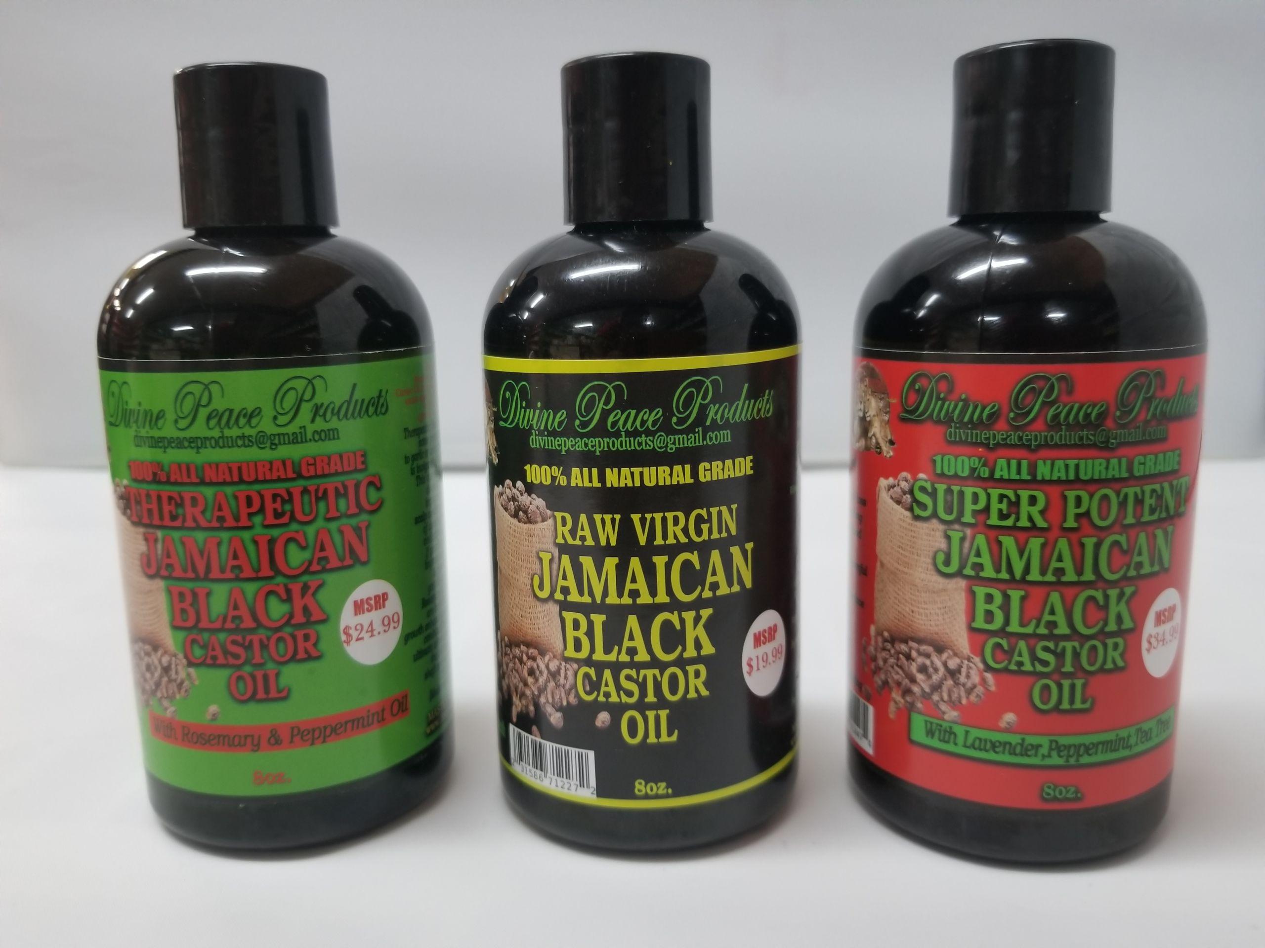 8oz THERAPEUTIC JAMAICAN BLACK CASTOR OIL