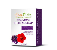 Sea Moss Herbal Soap with Hibiscus Oil & Vitamin C