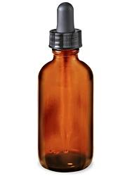 2 oz GLASS AMBER BOTTLES