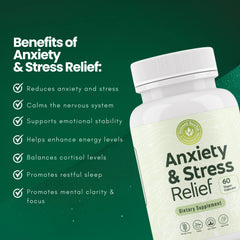 Anxiety & Stress Relief 60 vegan capsules