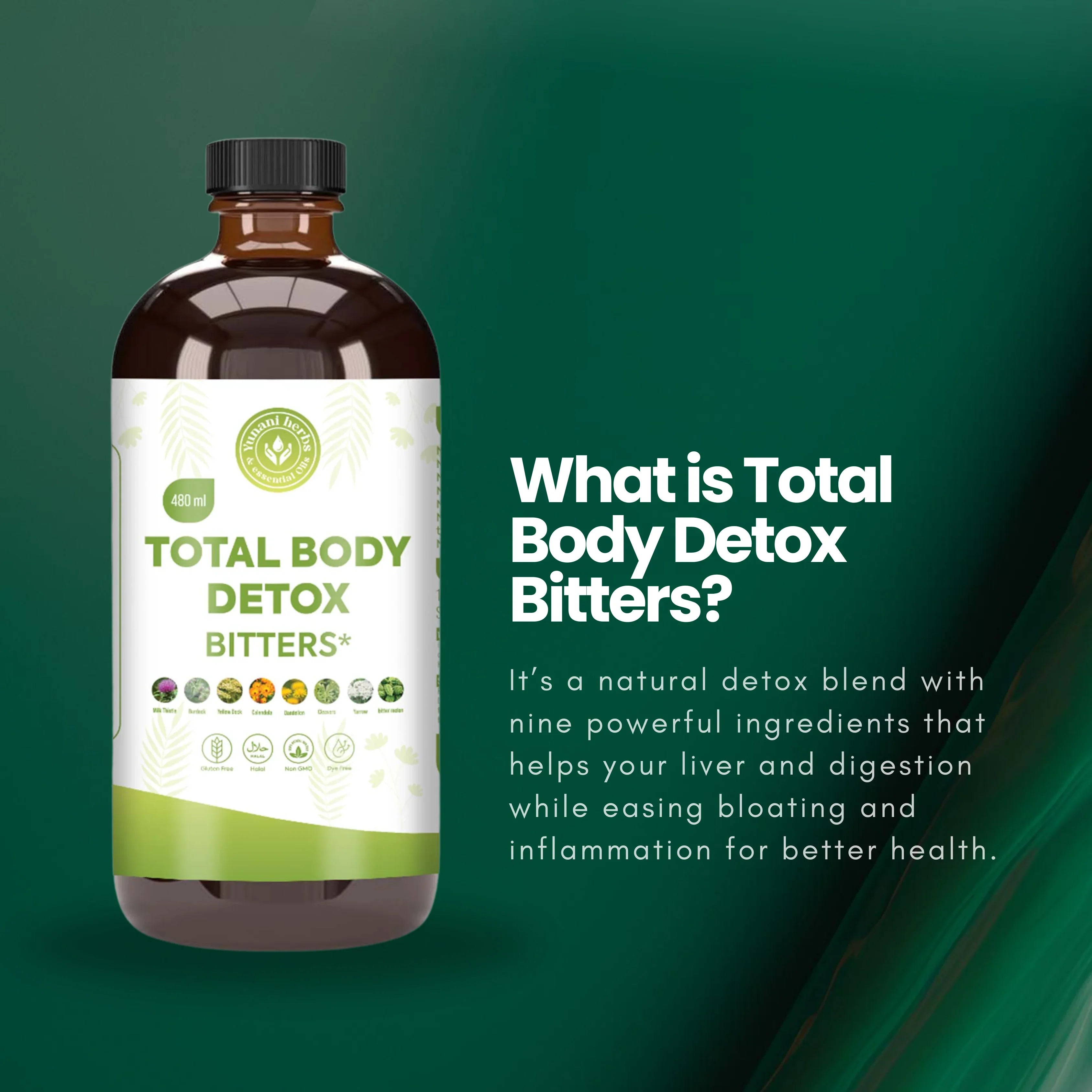 Body Detox Bitters 480ml
