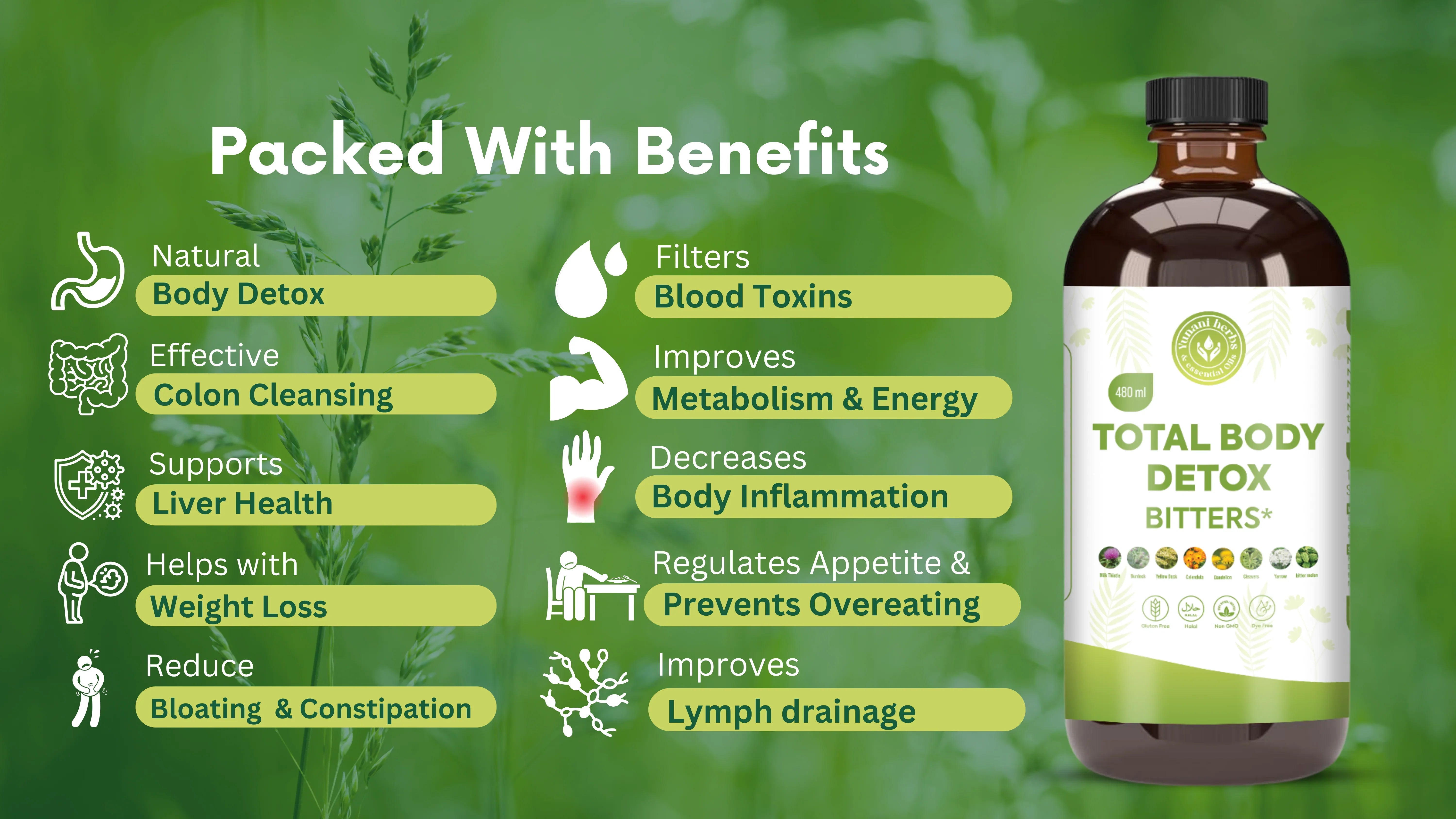 Body Detox Bitters 480ml