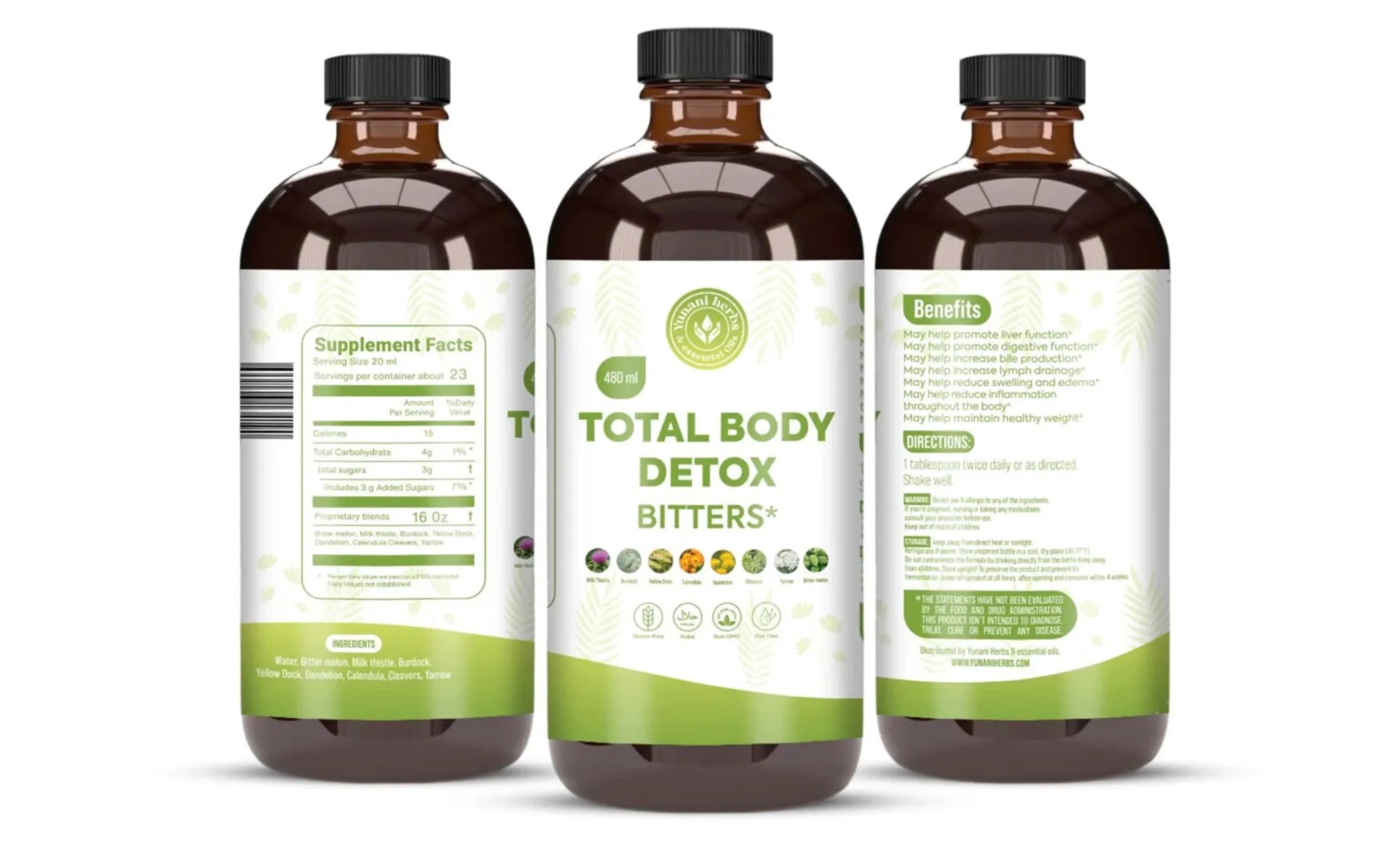 Body Detox Bitters 480ml