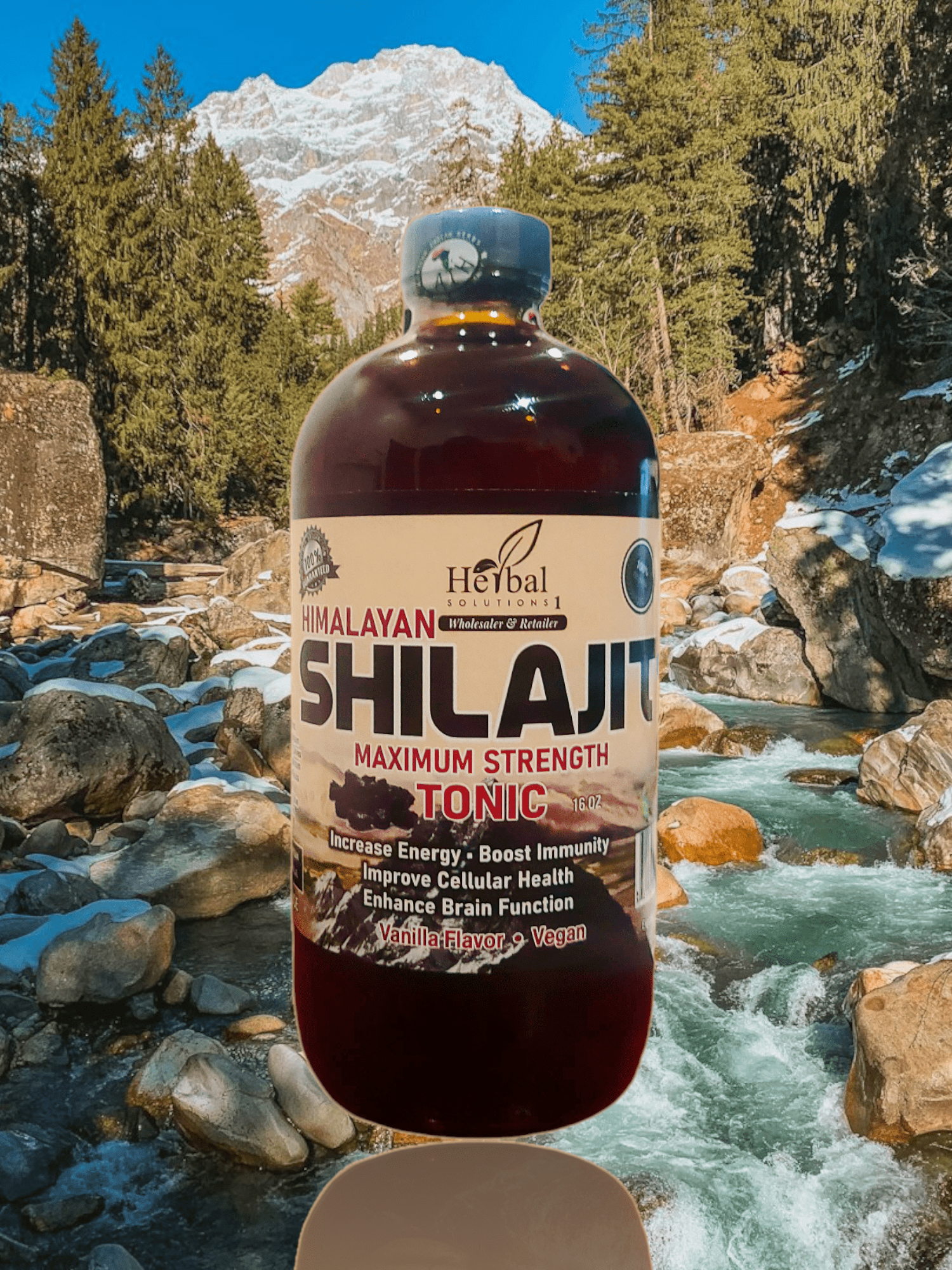 Himalayan Shilajit Vanilla Maximum Strength Tonic