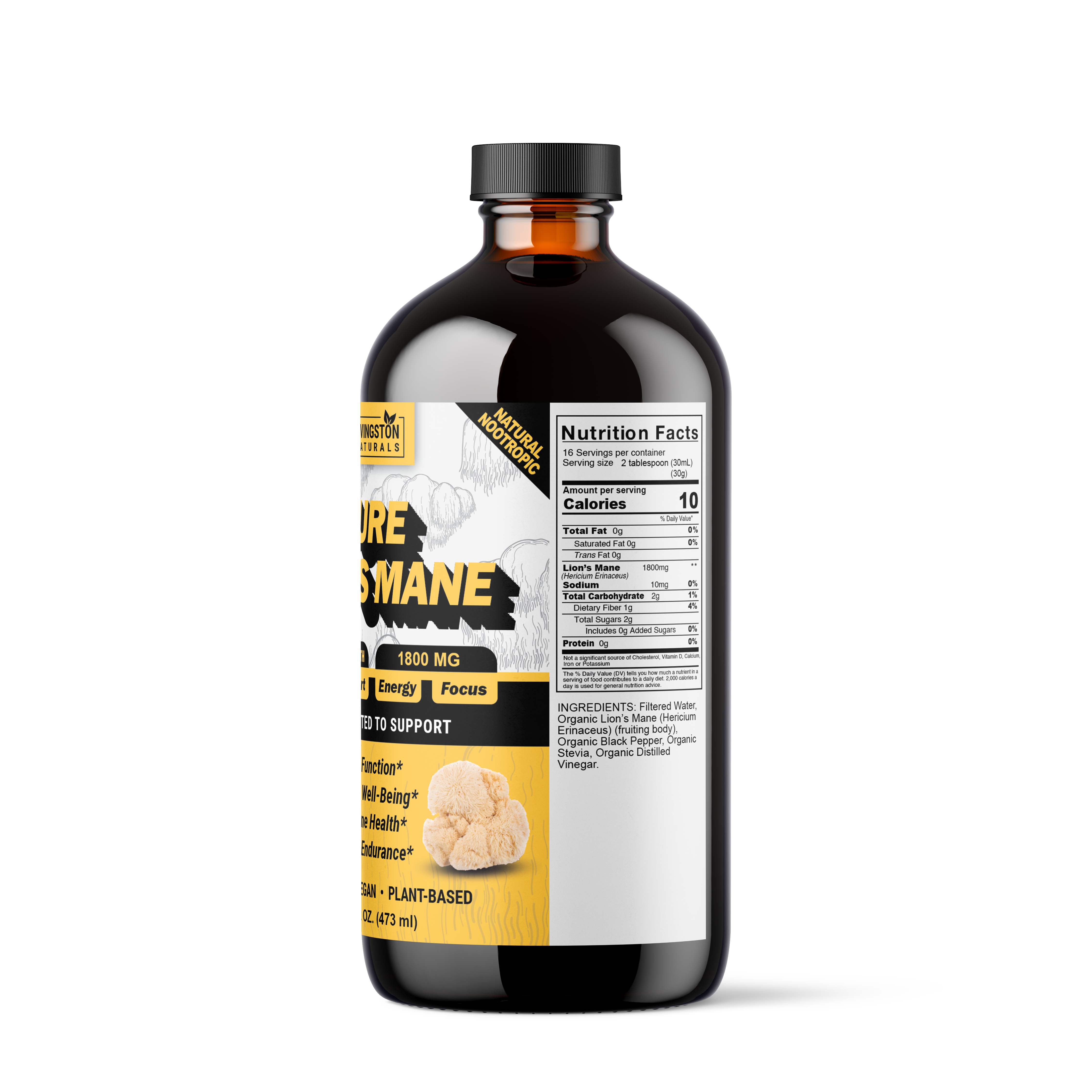 Pure Lion's Mane - 16oz
