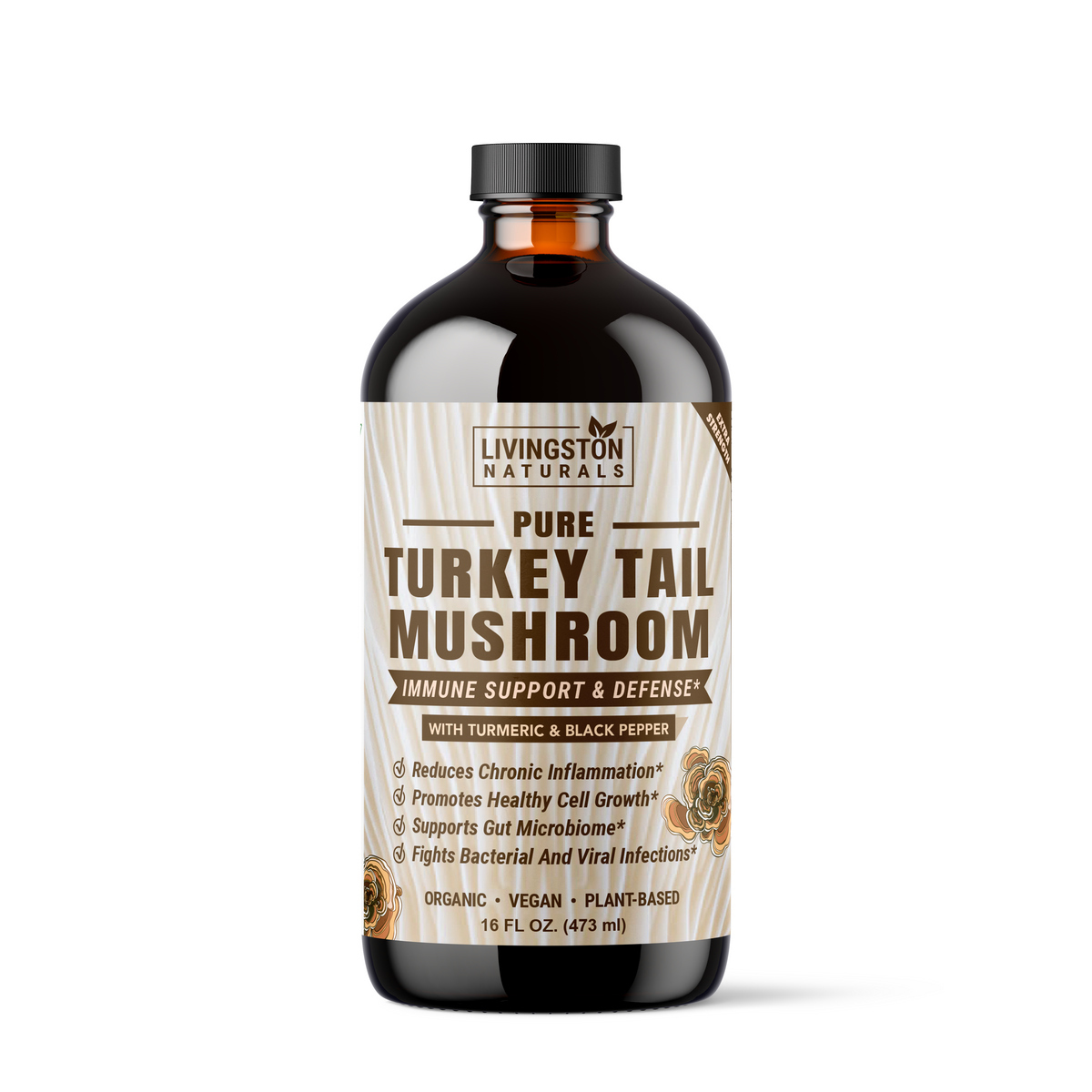 Pure Turkey Tail Mushroom - 16oz