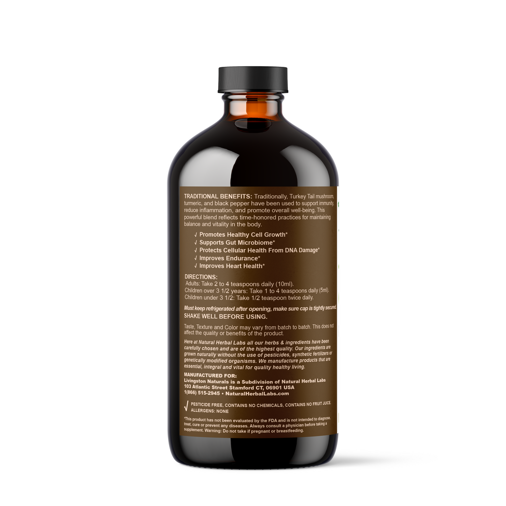 Pure Turkey Tail Mushroom - 16oz