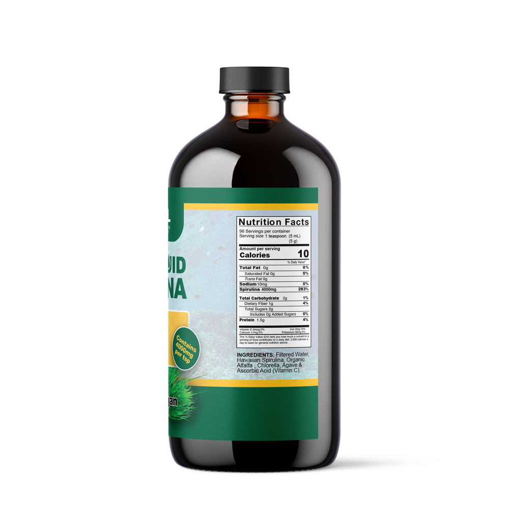 Pure Liquid Spirulina - 16oz