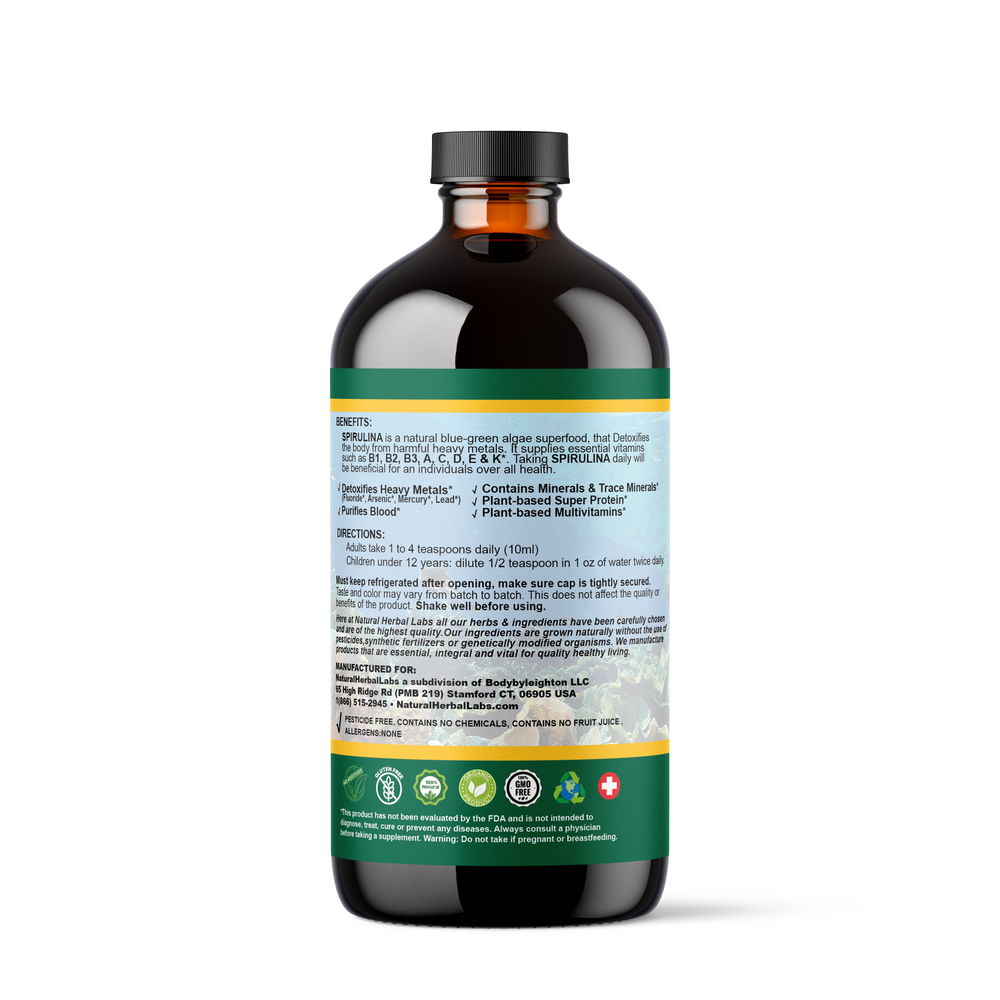 Pure Liquid Spirulina - 16oz