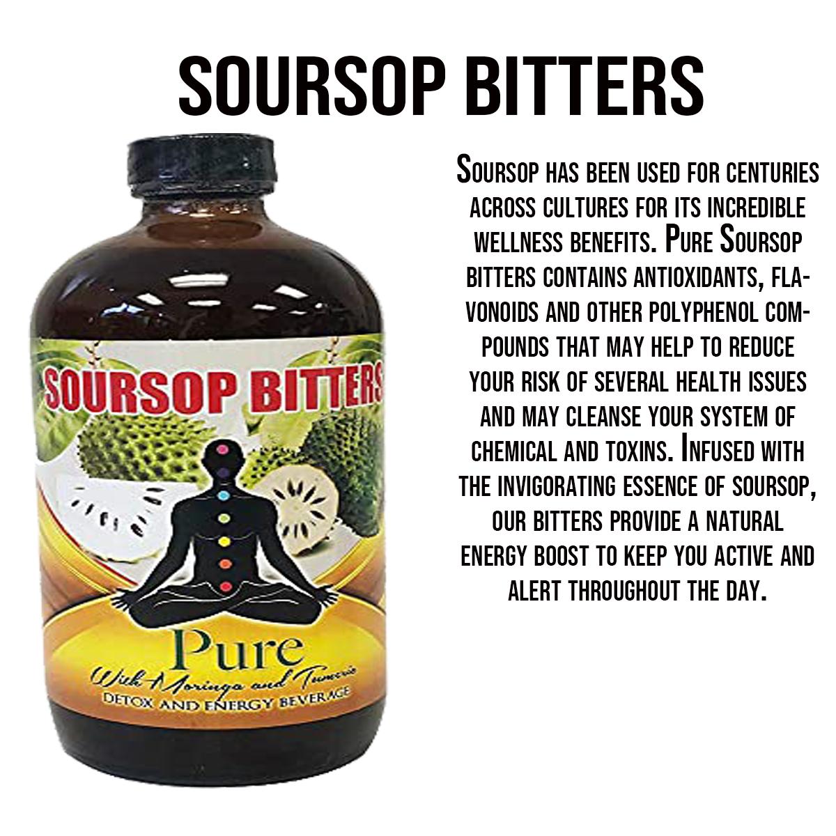 Pure Soursop Bitters with Moringa & Tumeric