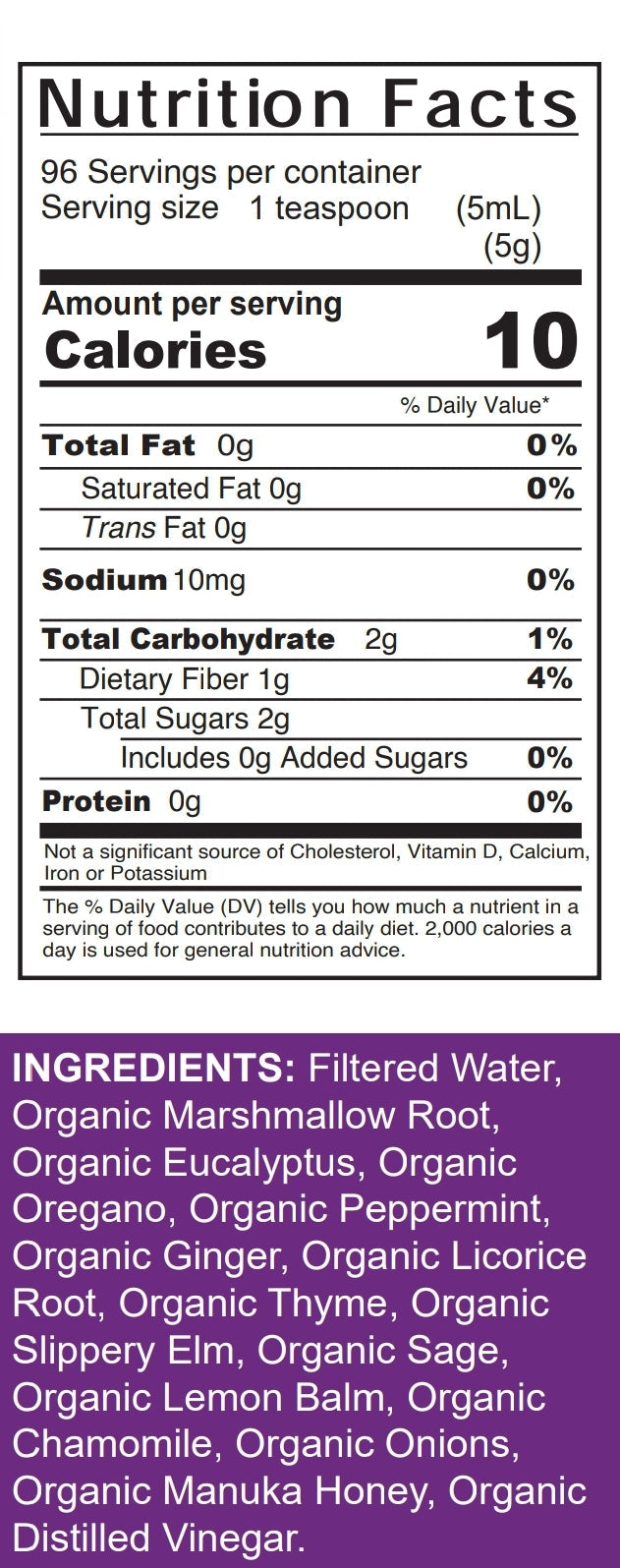 Cough Formula - 16oz