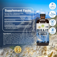 Shilajit Bitters 480 mls