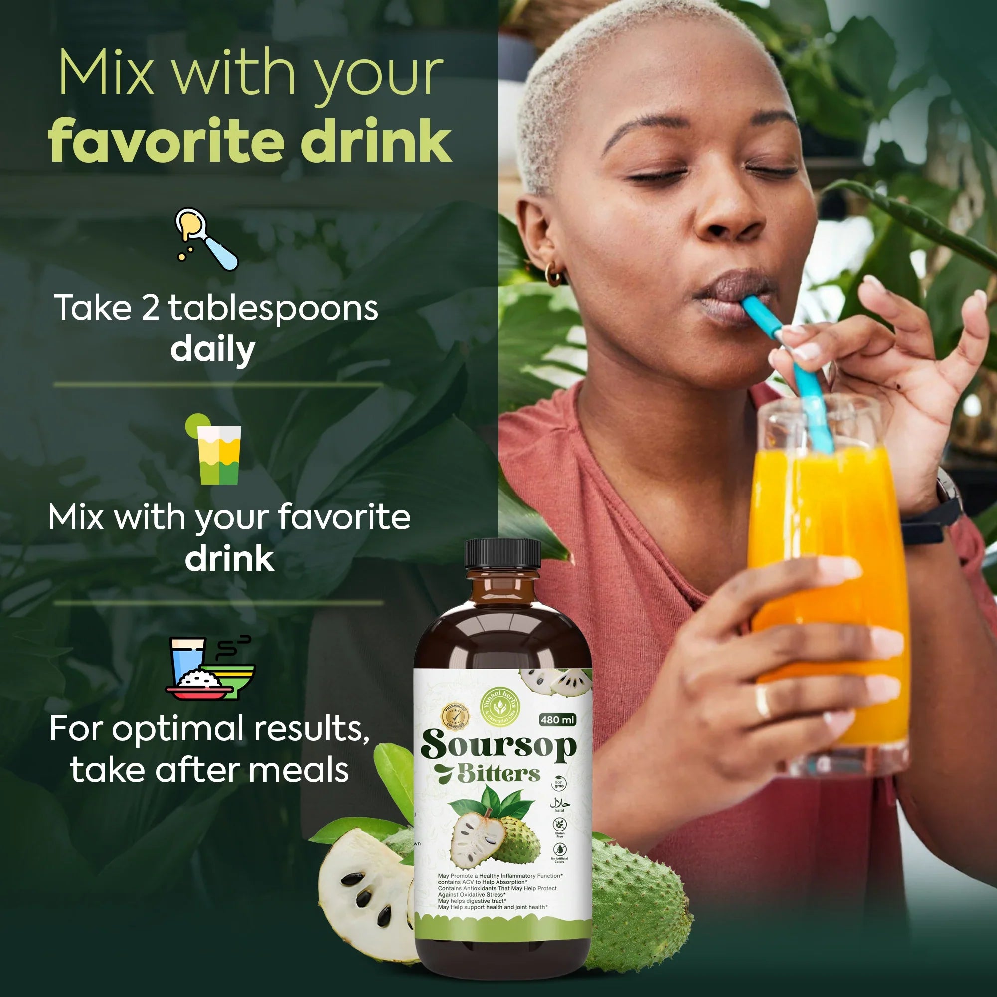 Soursop Bitters - 16oz