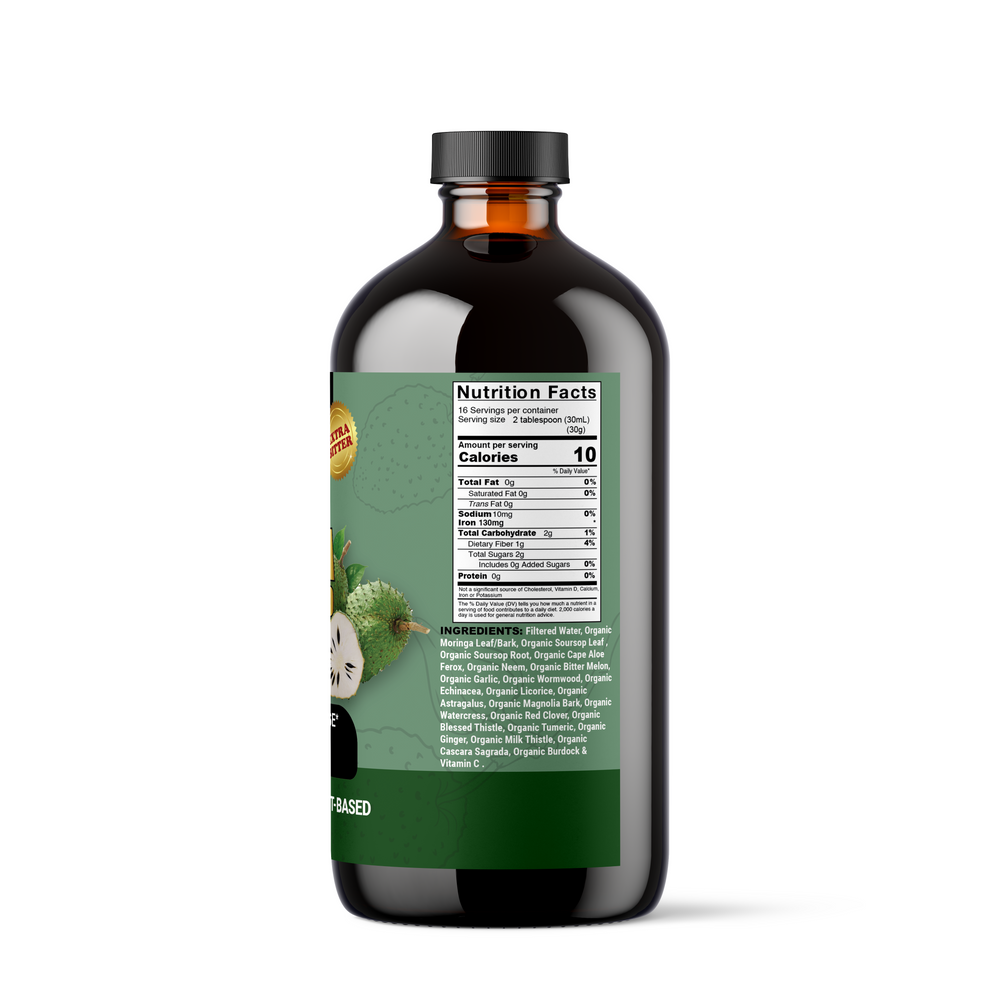 Super Moringa Soursop Bitters - 16oz
