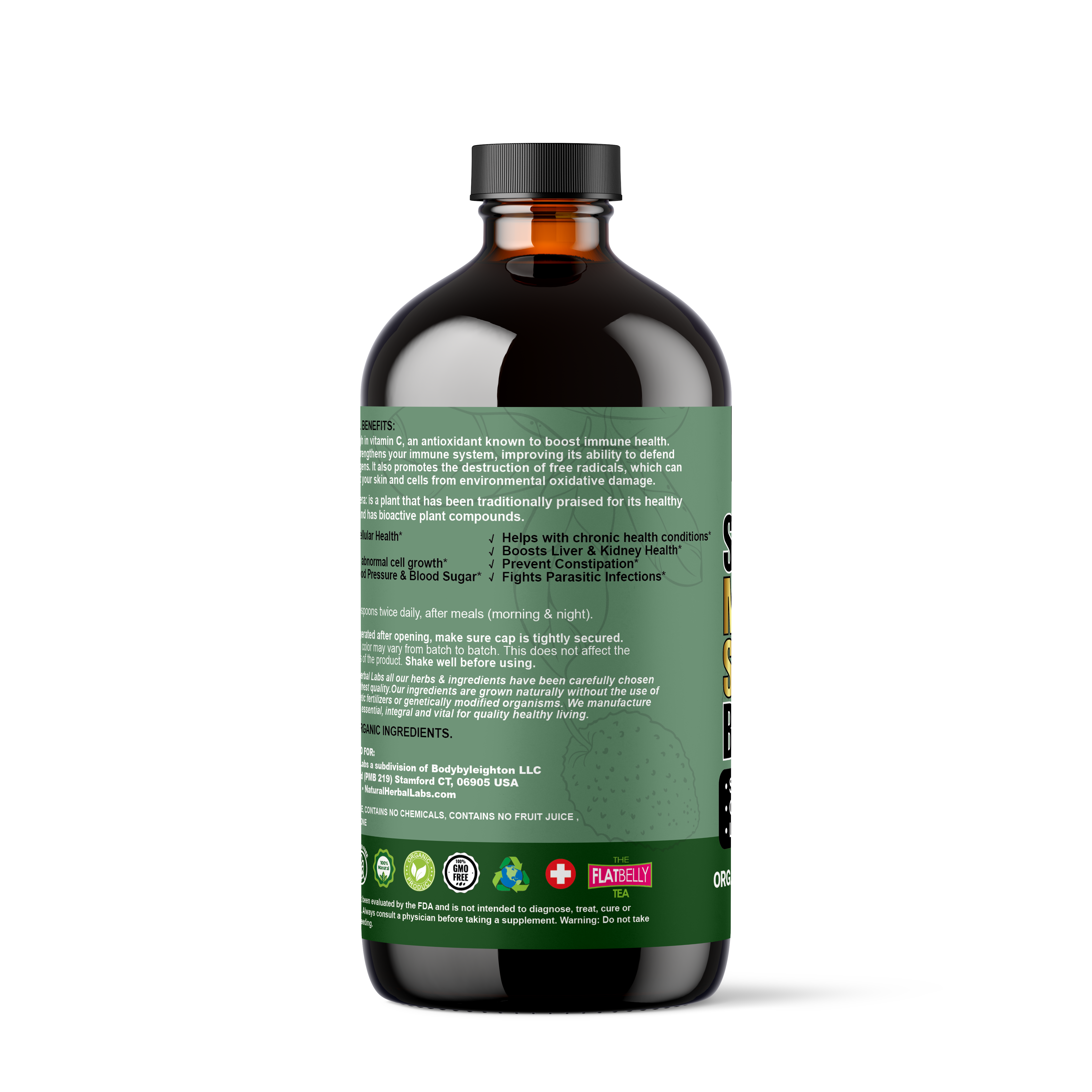 Super Moringa Soursop Bitters - 16oz