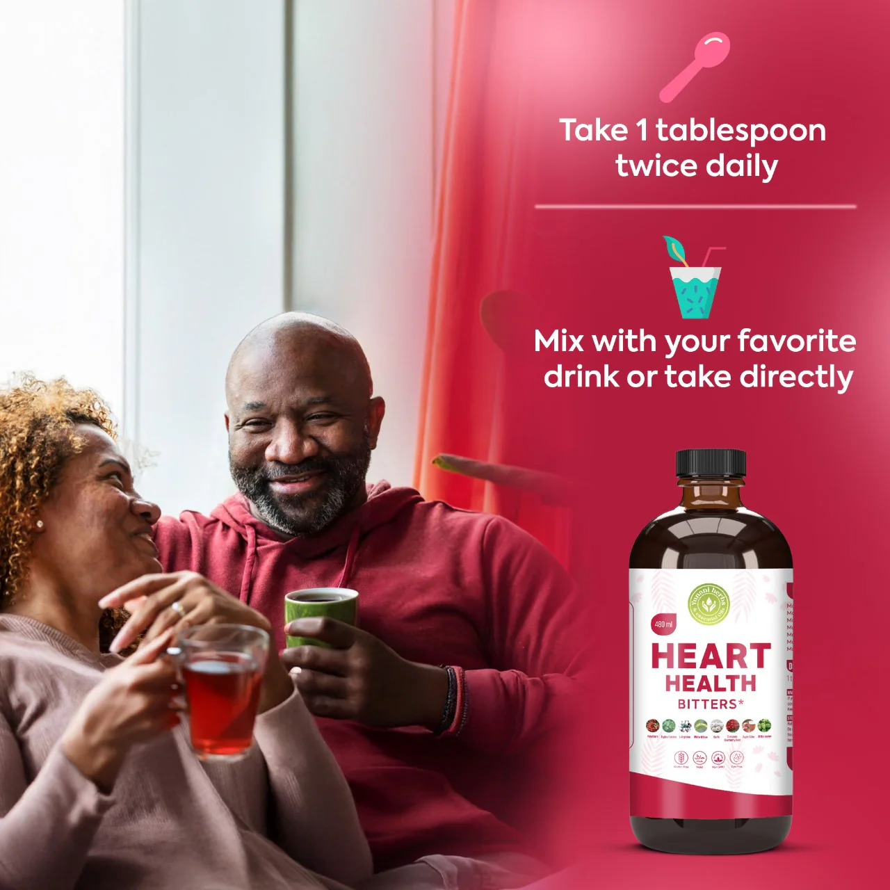 Yunani Herbs - Heart Health Bitters lower blood pressure