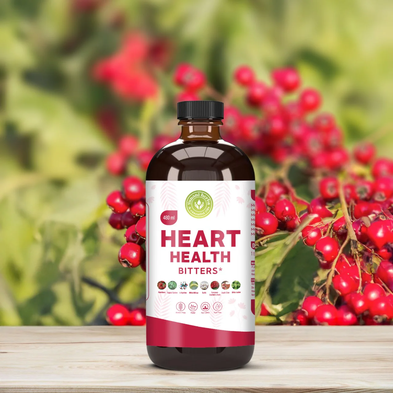 Yunani Herbs - Heart Health Bitters lower blood pressure