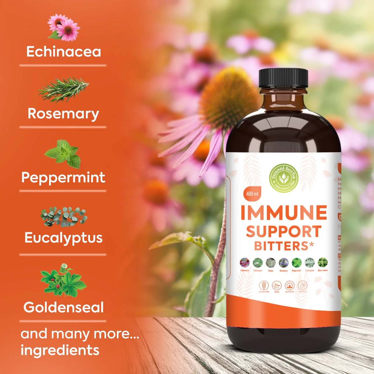 Yunani Herbs - Immune Support Bitters