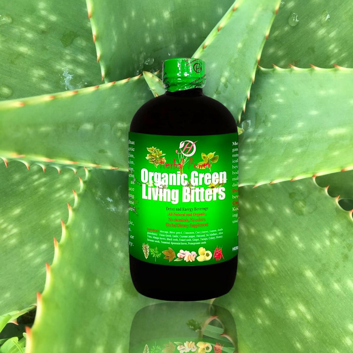 ORGANIC GREEN LIVING BITTERS
