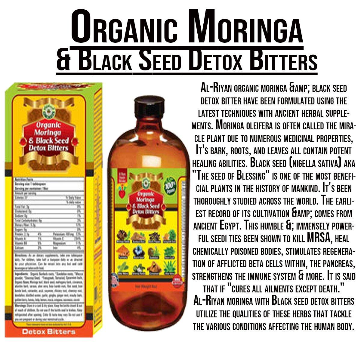 Organic Moringa & Black Seed Detox Bitters