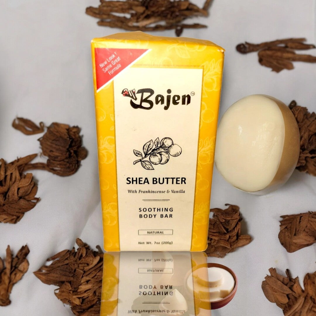 SHEA BUTTER WITH FRANKINCENSE & VANILLA SOOTHING 7oz BODY BAR
