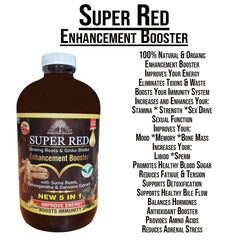 Organic Super Red With Ginseng Roots and Ginkgo Biloba, 5 IN 1